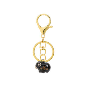 Exquisite Metallhandwerk Werbe-Schlüsselanhänger Karabiner Niedliche Schaf-Glöckchen für Schlüsselanhänger - Product Image 3