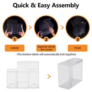 Estuche Protector de Plástico Transparente PET con Protección UV de 0.5mm para Tarjetas de Juego PKMN <span class=keywords><strong>ETB</strong></span> Elite Trainer Box, con Base de Cierre Automático - Product Image 5