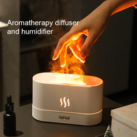 Humidificador de aire pequeño para coche, difusor de Aroma portátil, vapor de fuego, vapor inteligente, gran oferta