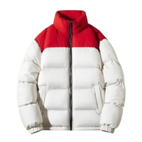 Fabricants de vêtements AQTQ Manteau court d'hiver en duvet synthétique de haute qualité Logo personnalisé Veste bouffante pour hommes