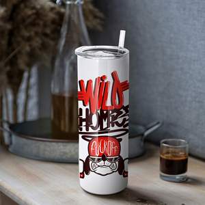 Wholesale Sublimation Straw Tumbler 304 Stainless Steel Double Wall Insulated Cup <b>Bulk</b> Supply for Gifts and Promotion - Product Image 1