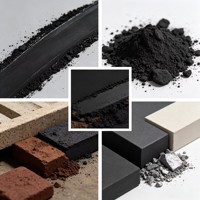 Oxyde de fer noir 722, approvisionnement direct d'usine pour la peinture, le caoutchouc et le plastique
