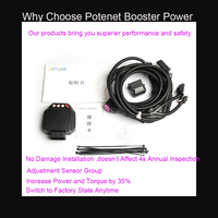 Chip de Ajuste Turbo para ECU, Aumento de Potencia del 35%, Etapa 1 y 2, Modo Original del Vehículo, Aumenta Torque y HP, Negro, Compacto, Plug&Play, Modelo TBL