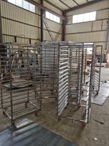 SHINEHO 128 Bandejas 4 Carros Sala de fermentación Equipo de panadería 128-Bandeja 4-Trolley Pan <span class=keywords><strong>Proofer</strong></span> para un aumento eficiente de la masa - Product Image 2