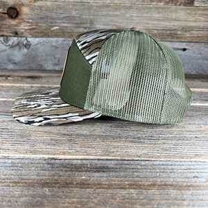 Gorra Snapback 168 personalizada logotipo bordado 7 paneles gorras de béisbol de camuflaje verde diseño de camuflaje promocional FÁBRICA DE Vietnam - Product Image 3