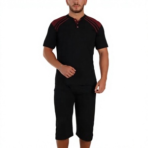 Conjunto Deportivo Informal para Hombre, Talla Grande, Dos Piezas, Sudadera con Cierre y Pantalones, 100% Algodón Oxford, Transpirable y Ecológico - Product Image 1