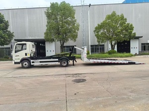Camion de remorquage diesel HOWO 4,5 tonnes pour assistance routière, véhicule de récupération une camionnette deux voitures pour le sauvetage urbain - Product Image 4