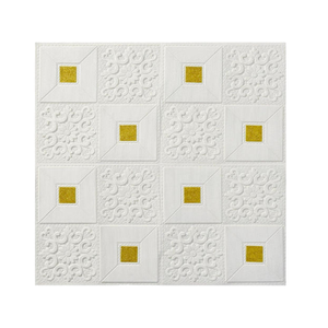 3D Geometrische Wandpaneele Weicher Schaumstoff Wasserdichte Tapete Selbstklebend Schalldämpfend 2mm Dicke Wandschutzplatten Badezimmer - Product Image 2