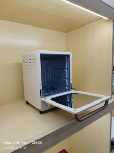 800W <span class=keywords><strong>12L</strong></span> Mini Dọc Lò nướng điện năng lượng-hiệu quả lò nướng đối lưu cho trong nhà & Ngoài trời nướng chúng tôi cắm - Product Image 4