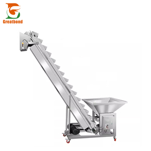 Elevador automático de transportador de alimentos de aire, alimentador de tornillo tipo cubo personalizable, máquina de embalaje inclinada para granos de café - Product Image 2