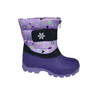 Filles décontracté coton rembourré chaud bambin neige anti-dérapant imperméable semelle en caoutchouc les meilleures bottes de neige d'<span class=keywords><strong>hiver</strong></span> pour enfants pour les enfants - Product Image 3