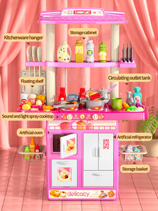 Jouet alimentaire en plastique rose <span class=keywords><strong>pour</strong></span> faire semblant de jouer, grands placards, mini-jouets de <span class=keywords><strong>cuisine</strong></span>, véritable ensemble de <span class=keywords><strong>cuisine</strong></span> <span class=keywords><strong>pour</strong></span> filles, enfants de <span class=keywords><strong>10</strong></span> <span class=keywords><strong>ans</strong></span> - Product Image 2