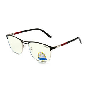Gafas de Metal con Media Montura Gris Jack 5151, Protección Anti Luz Azul, Monturas Ópticas Unisex para Miopía - Product Image 5