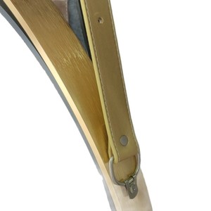 Round Framed <b>Mirror</b> Aluminum Alloy Wall Mounted Modern Design 80cm Inner Diameter With Hanging Hardware - Product Image 5