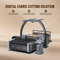 Coupeur de couteau oscillant CNC de haute précision pour tissu non tissé feutre Textile tapis scène Costume isolation coton Polyester