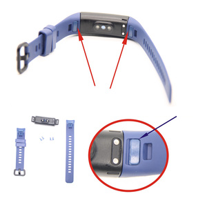 Bracelet en Silicone pour Huawei <span class=keywords><strong>Honor</strong></span> <span class=keywords><strong>Band</strong></span> 4 accessoires intelligents Bracelet pour <span class=keywords><strong>Honor</strong></span> <span class=keywords><strong>Band</strong></span> <span class=keywords><strong>5</strong></span> Bracelet avec Film de protection - Product Image 3