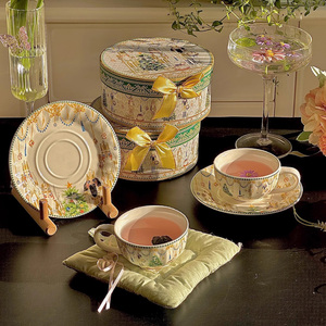 New Product Nutcracker Teapot and Cup Saucer Set Ceramic Coffee and Tea Sets Christmas Gift Set - Product Image 6