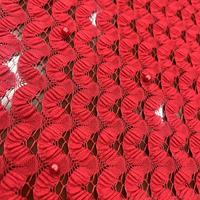Tissu en dentelle florale 3D personnalisé, 100% polyester, 150 cm, extensible, écologique et biologique, pour vêtements de nuit et confection pour femmes et filles