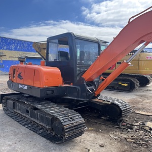 Excavatrice hydraulique d'occasion Doosan DH55 de marque coréenne, godet de 0,21 m³, machine de terrassement, performance fiable pour le jardinage et les pipelines - Product Image 5