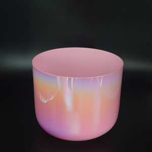 Cuenco de Cristal Alquímico HF para Baño de Sonido Curativo, Cuarzo Transparente, Rosa Opaco, <span class=keywords><strong>Cuencos</strong></span> de Sonido de Cristal de Luz Cósmica para Meditación - Product Image 6