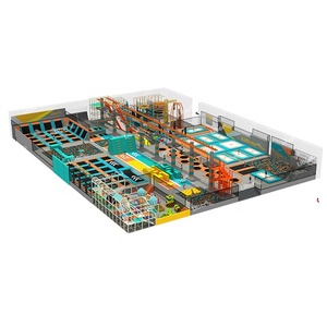 Trampoline intérieur géant commercial Jeux de <span class=keywords><strong>parc</strong></span> Fun City Playground Soft Trampoline Jumping Amusement Park - Product Image 2