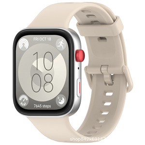 Para <span class=keywords><strong>Huawei</strong></span> <span class=keywords><strong>Fit</strong></span> 3 <span class=keywords><strong>Fit</strong></span> 4 Sports Correa de silicona Correa de reloj 22mm Reemplazo de lujo PRO Pulsera con función transpirable - Product Image 2