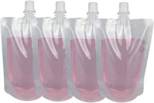 Pochette de Forme en Plastique de Qualité Alimentaire, Sac <span class=keywords><strong>d</strong></span>'Emballage pour Boissons, Sachet de <span class=keywords><strong>Jus</strong></span> <span class=keywords><strong>d</strong></span>'<span class=keywords><strong>Orange</strong></span> Injecté, Pochette à <span class=keywords><strong>Jus</strong></span> Personnalisée en Forme de Bouteille - Product Image 2