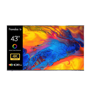 Téléviseur LED 43 pouces sans cadre 4K UHD HDR10+ Smart TV avec amélioration des couleurs naturelles - Product Image 1