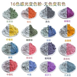 Groothandel Uv Fotochromisch Pigment Poeder Zonlicht Gevoelige Kleur Veranderen Voor Plat Abs Siliconen Coating Plastic Stof Inkt - Product Image 4