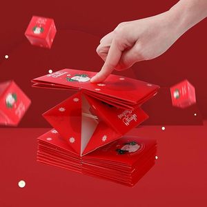 Hộp quà tặng ngày tết giáng sinh bất ngờ Hộp quà bật lên với Confetti tiền giấy - Product Image 2