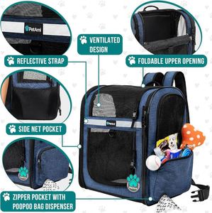 Free Sample Collapsible Travel <b>Carrier</b> <b>Bag</b> Breathable Puppy and <b>Cat</b> <b>Carrier</b> for Pets' Travel Luxury Pet <b>Carrier</b> <b>Bag</b> - Product Image 3