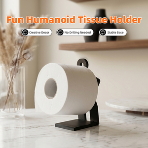 Porte-serviettes en forme humaine abstraite imprimé en 3D, support à mouchoirs minimaliste, décoration de bureau, maison, cuisine - Product Image 1