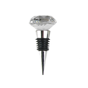 Crystal <b>Wine</b> <b>Stopper</b> White Cork Sealing Bottle <b>Stopper</b> Simple Style With Box - Product Image 5