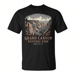 Camiseta del Parque Nacional del Gran Cañón, Arizona, Est. 1919, diseño gráfico, unisex, talla para adultos - Product Image 2