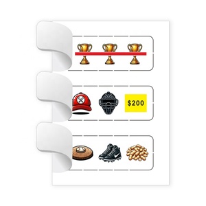 Nuevos boletos de raspar personalizados con diseño gratuito, premios, 3 patrones de ventana, impresión digital y temática - Product Image 4
