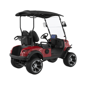 Voiturette de golf multifonctionnelle personnalisée RHD rouge 8V 150Ah 6 pièces 4 places 48V 5KW avec moteur AC à vendre - Product Image 1