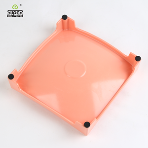Bacia retangular <span class=keywords><strong>pet</strong></span> com design padrão loop, alimentador anti-derrapante gato para tigelas gato - Product Image 2