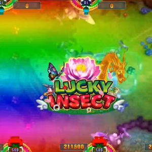 QIQU America – Nouvelle Machine de Jeu de Table de Pêche de Luxe Populaire pour 6, 8 ou 10 Joueurs – Jeu de Table de Pêche Lucky Insect aux États-Unis - Product Image 1