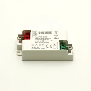 Unidad de fuente de alimentación conmutada, carcasa de plástico, 1A, 12V, 12W, 18w, 24w, 36w, 48w, 60w, 72w, controlador led