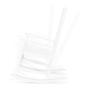 DB Outdoor/Indoor Square Wooden <b>Rocking</b> <b>Chair</b> 68.5*86*115CM <b>Rocking</b> <b>Chair</b> with Comfortable <b>Rocking</b> Motion - Product Image 5