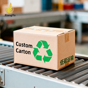 Bán buôn tùy chỉnh mạnh mẽ 5 lớp đôi Tường Hộp các tông sóng tự nhiên tủ quần áo màu nâu di chuyển hộp vận chuyển carton - Product Image 1