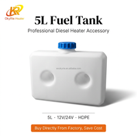 Boîte de stockage de carburant anti-fuite OkyRie DFT 5L 12V 24V pour chauffage de stationnement à eau et préchauffeur de moteur, pièces de rechange