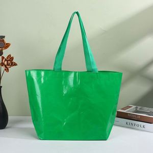 Bolsas de Compras Reutilizables XL, Bolsa de Plástico para Compras, Capacidad para hasta 80 Libras, Impermeable, Multicolor, con Asas para Frutas y Verduras - Product Image 4