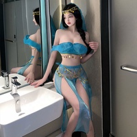 Ensemble de lingerie érotique pour femme, style minimaliste, fin et écologique, inspiré des danseuses de la région occidentale, séduisant et enchanteur
