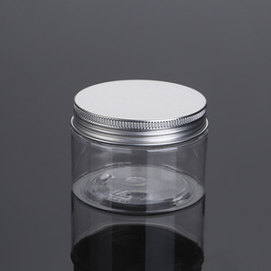 Botella de Plástico Transparente de 120 ml con Tapa de Aluminio, Envase Cosmético para Crema o Mascarilla Facial - Product Image 1