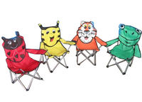 2024 vente en gros pliant Portable enfants chaise de plage enfants Camping chaises avec parapluie pour vacances en plein air