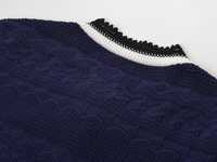 Robe longue en tricot contrastante pour femme, à simple boutonnage, col rond, manches courtes, élégante, avec ceinture