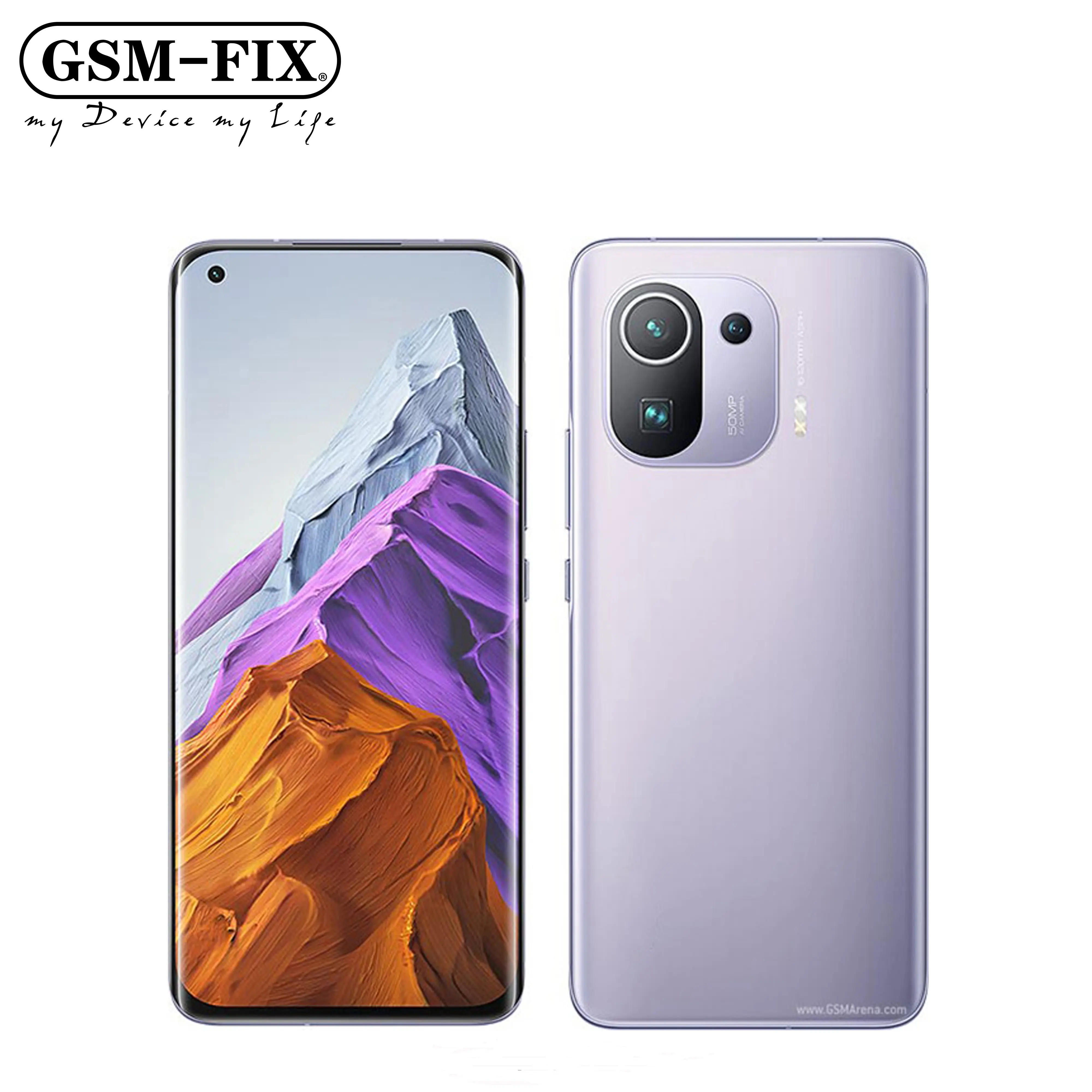 GSM-FIX vendita calda per Xiaomi Mi 11 Pro 5G cellulare 8GB 256GB 50MP fotocamera 6.81 pollici Android Octa Core Mi 11 Smartphone