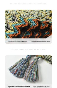 Châle en crochet élégant et confortable fait à la main pour toutes les saisons Écharpe d'hiver parfaite - Product Image 4