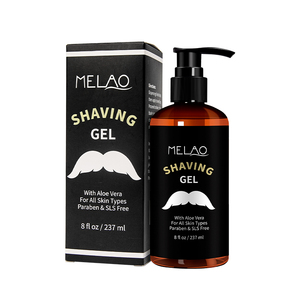 Gel de Afeitar Transparente con Logotipo Personalizado para una Afeitada de Precisión, Líneas de la Piel Visibles, Fórmula Anti-Irritación, Hidrata y Refresca la Piel - Product Image 6